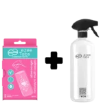 EzeeTabs allesreiniger starterset - verpakking met twee tabs en herbruikbare fles
